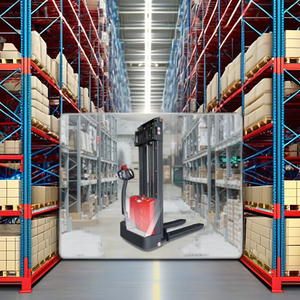 China Brand <strong>New</strong> 1.5 Ton Capacity 2.5M &amp; 3M Reach Warehouse Stacking Machine for Machinery Repair Shops Electric <strong>Stacker</strong> - Product Image 3