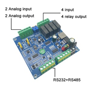 RS485 2AI Analog <strong>Input</strong> 2AO Analog <strong>Output</strong> 4DI <strong>Input</strong> 4DO Relay <strong>Output</strong> IO Module <strong>MODBUS</strong> RTU Relay IO Board for Automated System