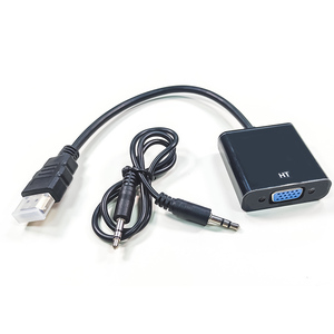 SENYE HDMI a VGA con convertidor de Cable de audio y video Digital analógico HD 1080P para PC portátil tableta HDMI macho a VGA adaptador hembra - Product Image 4