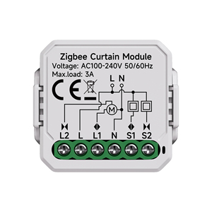 YiHiOO ZigbeeカーテンコントローラースイッチDIYスイッチTuyaアプリ時間音声制御スマートカーテンオープナーカーテンモジュール - Product Image 1