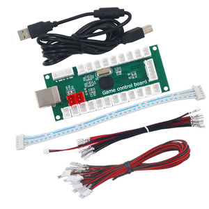 Zero Delay USB Encoder to PC Games <strong>Arcade</strong> Stick <strong>Controller</strong> for 2Pin Joystick Happ Push Buttons Wire - Product Image 1