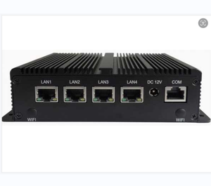 4LANS J4125 Fanless <strong>Embedded</strong> Mini Industrial PC <strong>Computer</strong> for Edge Computing IOT Gateway Support Windows10 OS - Product Image 1