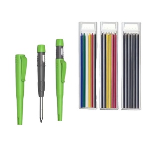 Deep Hole Marker Solid Scribe Tools for Woodworking Engineering Projects Mechanical Pencil <strong>Scriber</strong> Carpenter Pencil <strong>Set</strong> Refills - Product Image 3