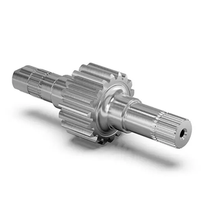 400 makineleri kamyon AS9100 IATF16949 ISO13485 için özelleştirilmiş  yivli mil yüksek hassasiyetli ağır oto dişli mili - Product Image 3