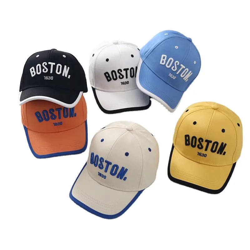 Gorra de béisbol bordada con logotipo personalizado, gorras de camionero para niños pequeños, gorra de béisbol de algodón para niños