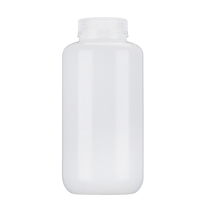 Botella de Laboratorio de Ciencia, 1000m, l1L, HDPE, con cierre de PP, natural, boca ancha, contenedor de tapas para productos químicos - Product Image 4