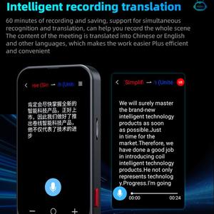 Dispositivo traductor AI multilenguaje de pantalla de 3,1 pulgadas Z15W 139 en línea/17 idiomas sin conexión - Product Image 3
