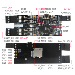 Compatible con tarjeta TF WIFI, placa de desarrollo de módulo de Control de ingeniero IOT inalámbrico de diente azul, ESP32, puede ser de 1 a 2. - Product Image 5