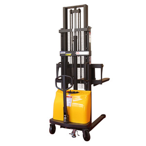 Apilador de paletas de plataforma de carga lateral todo terreno barato con altura de elevación de 3500Mm 1T 1,5 T apilador semieléctrico - Product Image 1