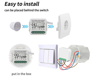 10A 16A tuya 1/2/3/4ギャングwifi zigbeeスマートスイッチモジュールスマートブレーカー、GoogleホームAlexa音声コントロールニュートラル/ニュートラルなし - Product Image 6