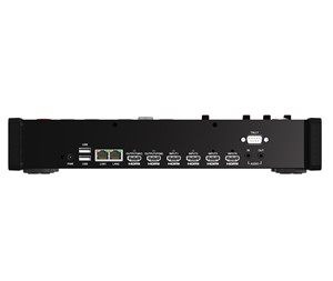Conmutador de video de producción en vivo 4K Entradas HDMI de 4 canales Conmutación de video multiformato Grabación de transmisión Conmutador NDI