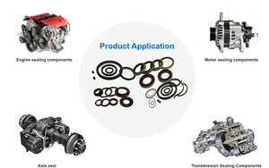Jsm Con Dấu Dầu Nhà Máy Bán Tùy Chỉnh Nbr 49*65.58*10 Cho Xe Tải Drivetrain Trục Mới 49*65.58*10 Bánh Xe Phía Trước Con Dấu Dầu - Product Image 6
