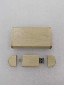タイプC USBフラッシュドライブストレージメモリア8gb 16gb 64gbメモリスティック128gb 3.0メモリースティック2 in 1 USBフラッシュドライブウッド