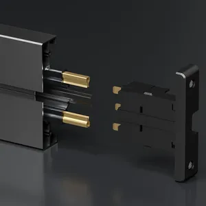 Toma de corriente inteligente Touchmi ajustable montada en superficie, toma de corriente de escritorio USB tipo C completamente funcional