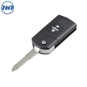 マツダ用2ボタンフリップ折りたたみリモコンカーキーフォブシェルケース3 5 6 RX8 MX5 - Product Image 3