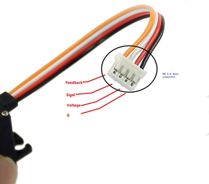7.4V 17kg.cm dijital Servo programlanabilir Servo çift modlu geri besleme servo - Product Image 5