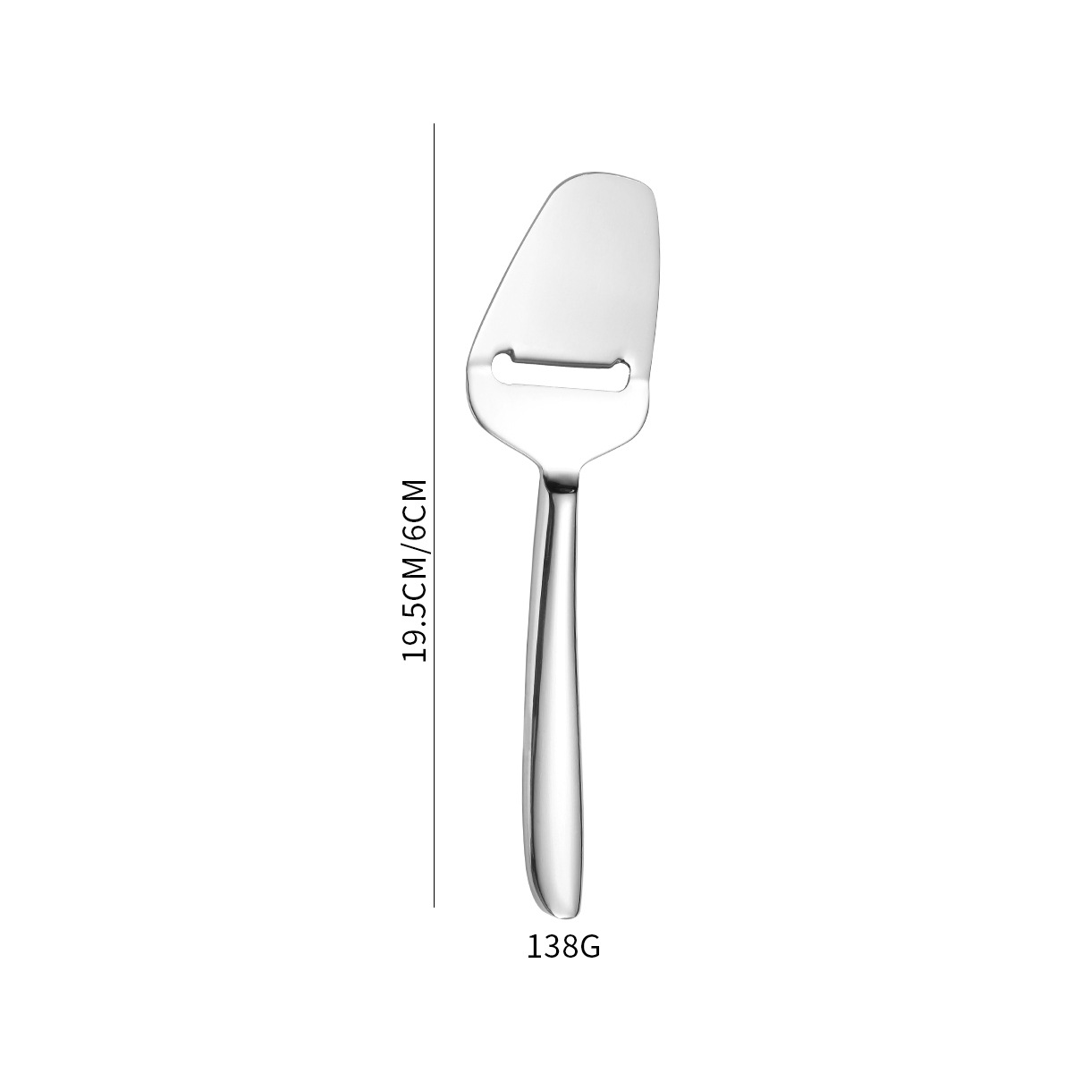 Rose Gold Cheese Spatula PVC Resealable Bag