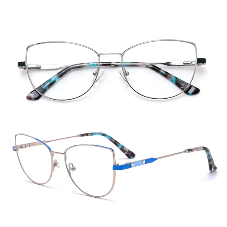 Bingkai Kacamata Optik Logam YJ-0039, Kacamata Mata Kucing Grosir