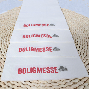 Custom 15&quot;x17&quot; 2-Ply <strong>1</strong>/<strong>8</strong> Fold <strong>Napkin</strong> Paper Virgin Wood Pulp for Restaurants Dinner <strong>Napkins</strong> - Product Image 2