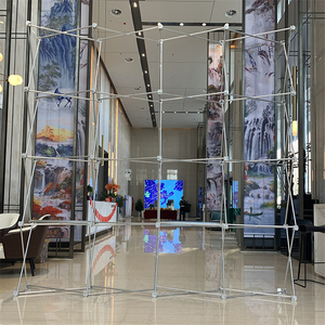 Support à fleurs de décoration de mariage, cadre en alliage d'aluminium, présentoir mural de fleurs artificielles, 8 pieds x 8 pieds, E07087 - Product Image 5