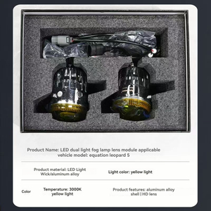 Modified and Upgraded Golden Eye Light Emitting Diode <strong>LED</strong> Fog Light with Lens Suitable for Equation Leopard <strong>5</strong> Accessories - Product Image 2