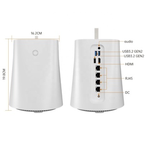 2-Bay NAS AMD Athlon 300U 3050e 4xGbe LAN Netzwerk anges ch lossener Speicher Medien server privater Cloud-Firewall-Router Mini-PC - Product Image 2