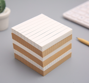 创意简约网格记事本自粘便签批发学生办公用留言板 - Product Image 1