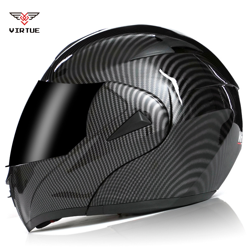 Snake pattern imitation carbon fiber tea mirror