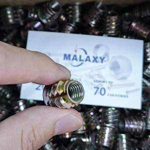 MALAXY China Lieferung Möbel Holz-Einsatz-Nuss M5 M6 <span class=keywords><strong>M8</strong></span> gewindete Einsätze für Holz