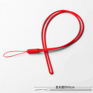 Color personalizado al por mayor cordones de silicona suave Flexible moda goma elástica teléfono móvil titular cadena de seguridad para teléfono móvil - Product Image 6