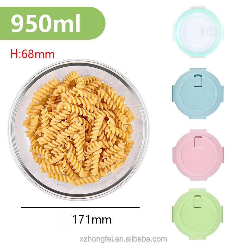 Transparent round 950ml