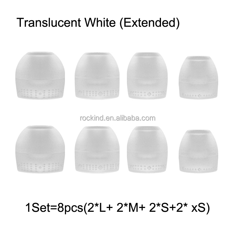 Blanc translucide (étendu, 8 pcs/ensemble)
