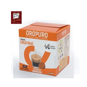 40 Ercolano <strong>Coffee</strong> a Modo Mio Capsules Compatible 30% Arabic 70% Robusta Made in Italy Selection GVERDI Italian Food - Product Image 1