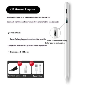 适用于iPad iPhone安卓硅胶笔尖的通用生成电容触控笔，用于绘制手写触摸屏交互 - Product Image 6