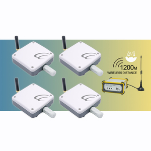 Sistema de control de humedad y temperatura para invernadero, Sensor de temperatura y humedad Lora, 4 juegos - Product Image 1