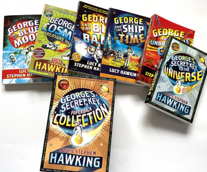 Ünlü karakter öğrenme kitapları Stephen Hawking george'un evrensel ciltsiz kitap koleksiyonunun gizli anahtarı - Product Image 3