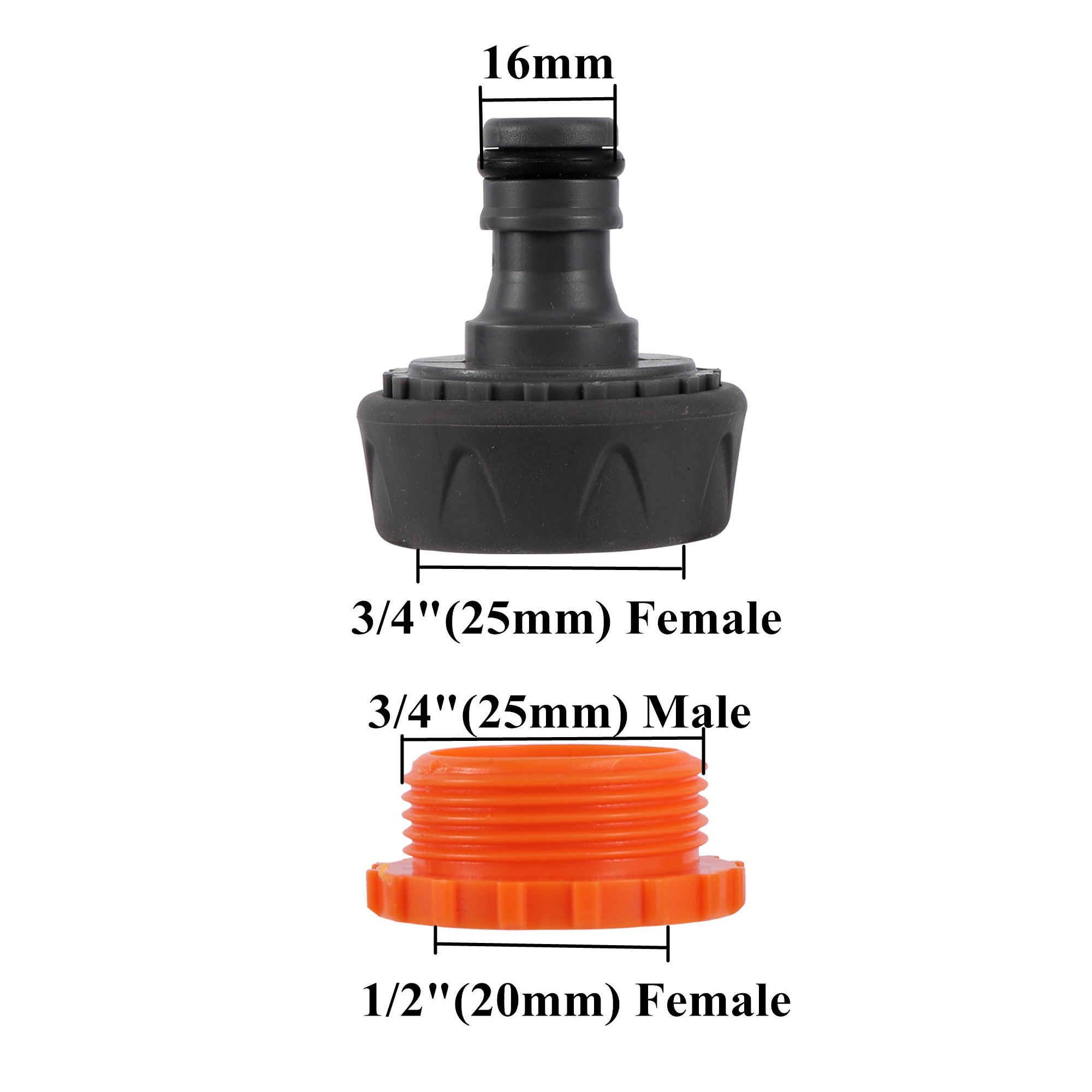 1/2"-3/4" Female Thread Nipple Connector