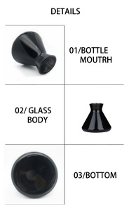 Custom <strong>Deluxe</strong> 200ml Essential <strong>Oil</strong> Aromatic Glass Reed Perfume Diffuser Bottle - Product Image 3