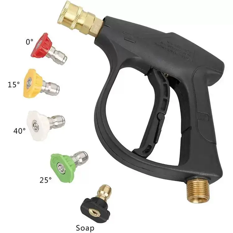 Autolavaggio pistola ad acqua ad alta pressione rondella schiuma di sapone spruzzatore a spruzzo ugelli accessori per auto a sgancio rapido detergente ad alta pressione