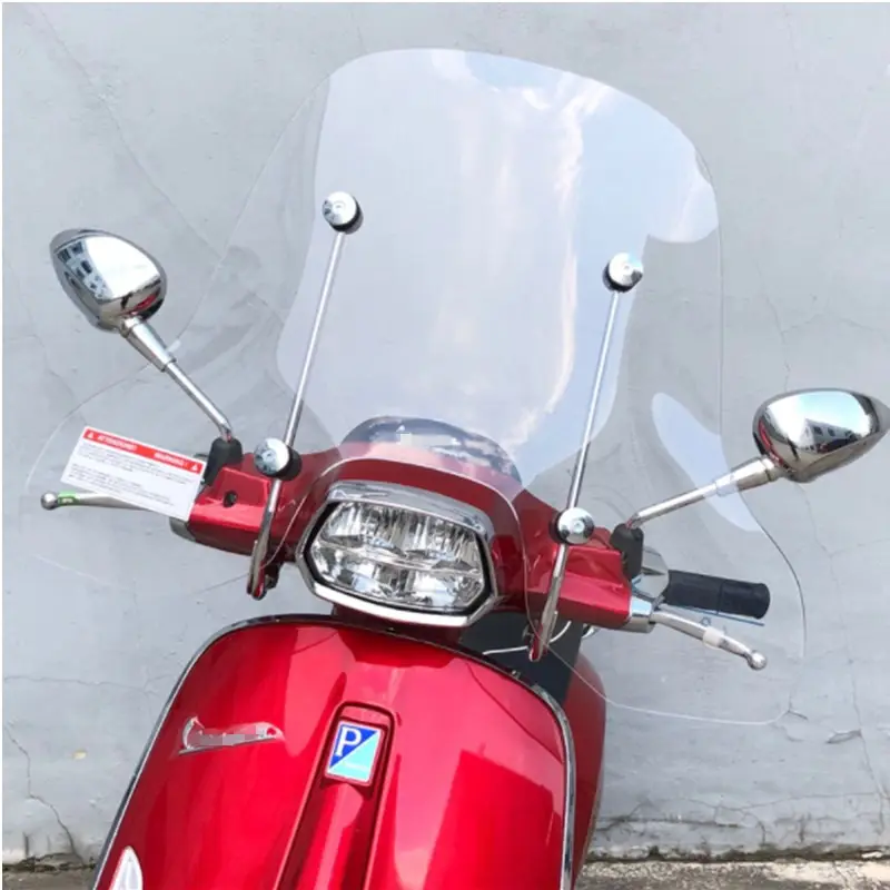 Tabla deflectora de viento para motocicleta, parabrisas de plástico modificado para PIAGGO VESPA GTS300, Primavera