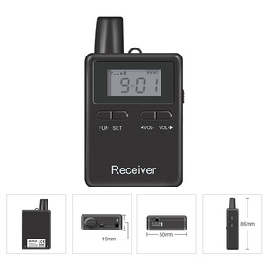 Uzun menzilli radyo dijital iletişim ekipmanları sessiz düğme Walkie Talkie 2.4Ghz Haji ve umre - Product Image 5