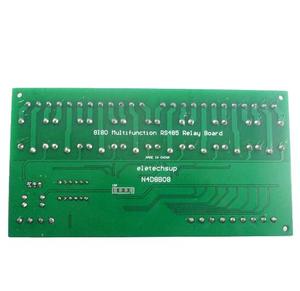 DC 12V 24V 8 Isolated <strong>Input</strong> &amp; 8 <strong>Output</strong> DIN35 C45 Rail Box UART RS485 <strong>Relay</strong> Module Modbus RTU Control Switch Board