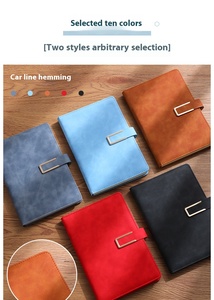 Promoción al por mayor, cuaderno de impresión personalizado de oficina de negocios de alta calidad, cuadernos diarios de tapa dura A5 personalizados de cuero PU - Product Image 2