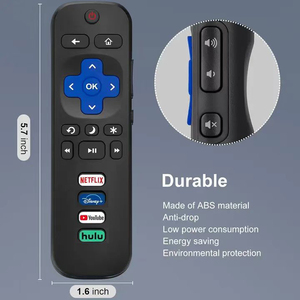 Fabrika toptan uzaktan üniversal uyumlu TV uzaktan kumanda aleti tüm Roku TV TCL Hisense keskin akıllı uzaktan kumanda NVTC için yedek - Product Image 6