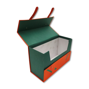 Thấp Moq Tùy Chỉnh Sang Trọng Cứng Nhắc 2Mm Tráng Giấy Đám Cưới Kẹo Hộp Cán Bóng Dập Nổi Lá Vàng Sinh Nhật Tote Hộp Quà Tặng - Product Image 4