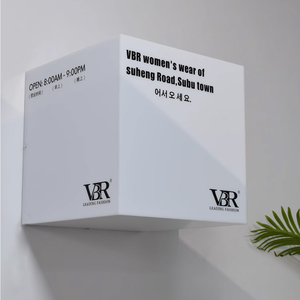 Индивидуальный светодиодный световой короб, рекламный акриловый двухсторонний световой короб, наружный знак, акриловый световой короб - Product Image 5