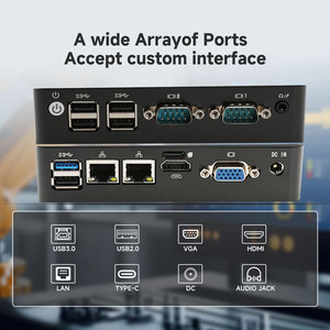 Intel ATOM Dual Cores 1,8 GHz D525 Procesador VGA Barebone System Mini PC con RS232COM LPT PS/2 - Product Image 3