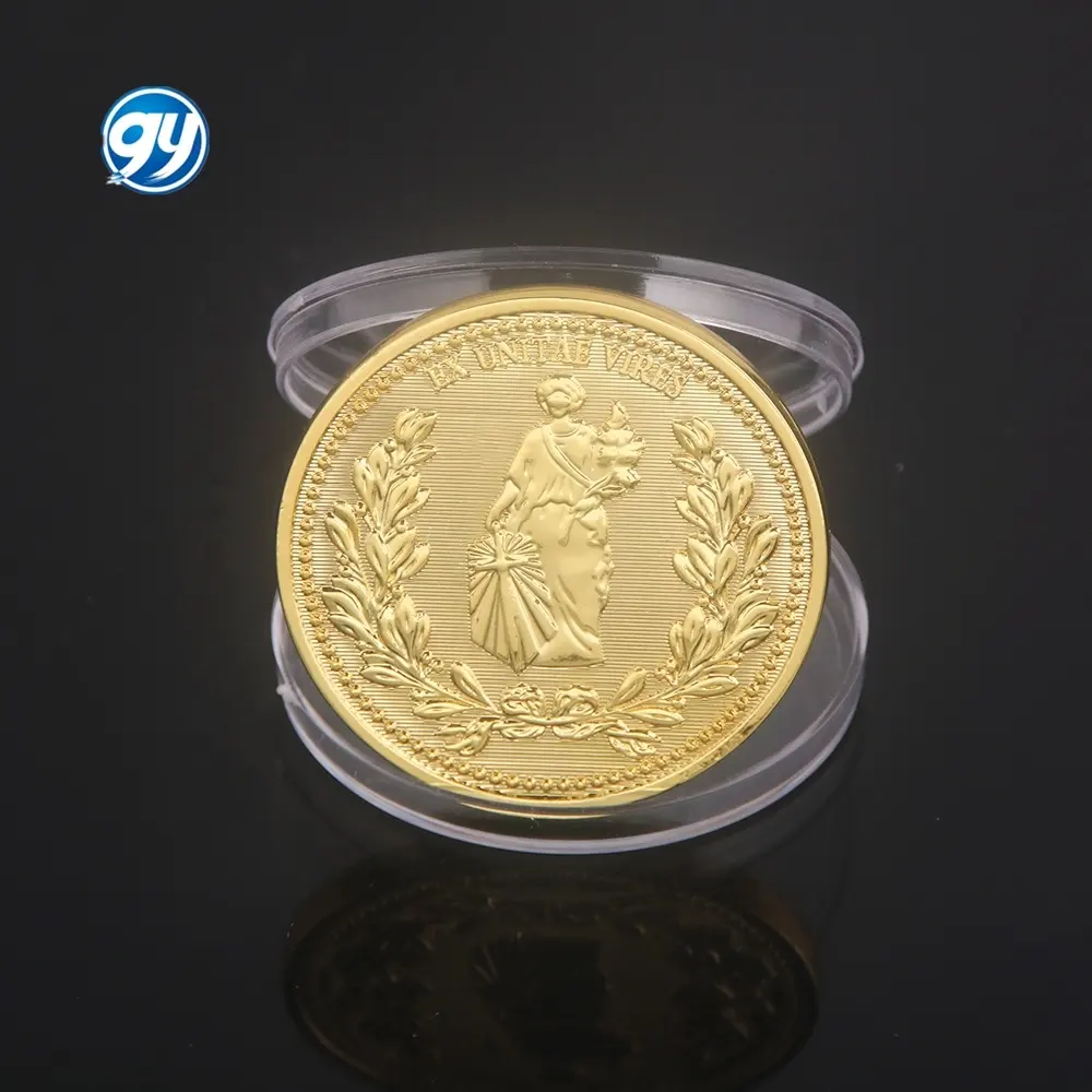 GY film John Wick lapisan koin emas mengumpulkan koin peringatan