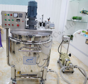 YETO 300L Heating <strong>Mixing</strong> Reactor tank for Making Cosmetic Cream Lotion Shampoo bar Handmade <strong>Soap</strong> bar Liquid <strong>Soap</strong> - Product Image 6