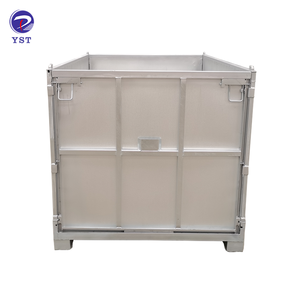 Logística de transporte plegable apilable de servicio pesado Contenedores metálicos a granel - Product Image 3